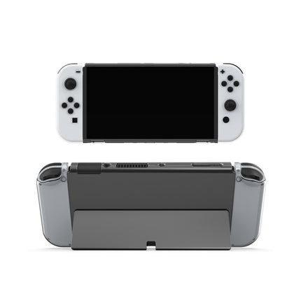 DOBE Game Handle Transparent Crystal Case TPU Protective Cover For Switch OLED Console, TNS-1133C