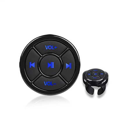 Car Mobile Phone Remote Control Bluetooth Wireless Multimedia Button Remote Control Music Playback Selfie, Silver, Black, Black With Buckle, Silver With Buckle