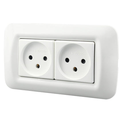 PC Panel Duplex Israel Three-Hole Wall Power Socket