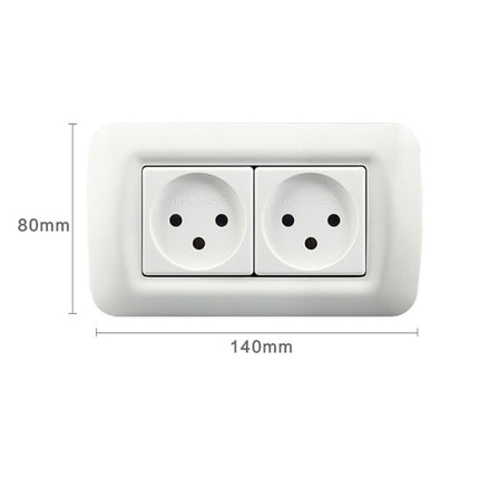 PC Panel Duplex Israel Three-Hole Wall Power Socket