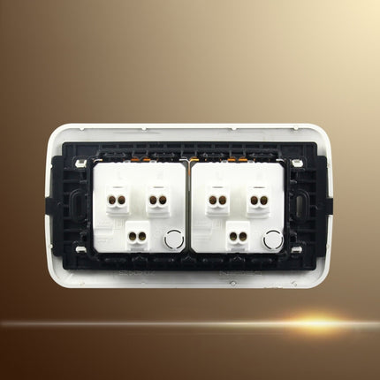 PC Panel Duplex Israel Three-Hole Wall Power Socket