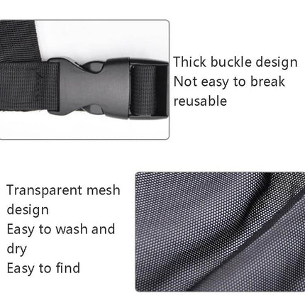Car Storage Network Pocket Car Roof Seating Room Mesh Folding Hanging Bag, Style:, Single Layer