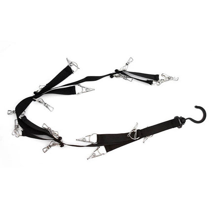 Rotary Hook Wardrobe Cap Clip-Hanging Rope Bedroom Home Storage Clothes Door Back Rogue, Clothes Door Back Hook