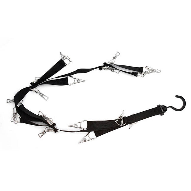 Rotary Hook Wardrobe Cap Clip-Hanging Rope Bedroom Home Storage Clothes Door Back Rogue, Clothes Door Back Hook