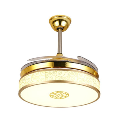 Invisible Crystal Fan LED Chandelier Home Living Room Bedroom Variable Frequency Ceiling Fan Light with Remote Control, 42 inch 115 Three Colors 36W, 42 inch 116 Three Colors 36W, 42 inch 114 Three Colors 36W, 42 inch 112 Three Colors 36W              ...