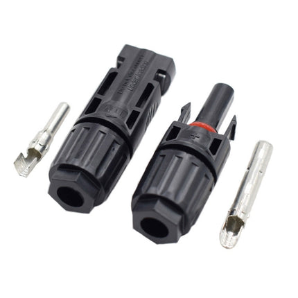 10 Sets MC4 Solar Photovoltaic Connector Waterproof Flame-Retardant Socket, MC4