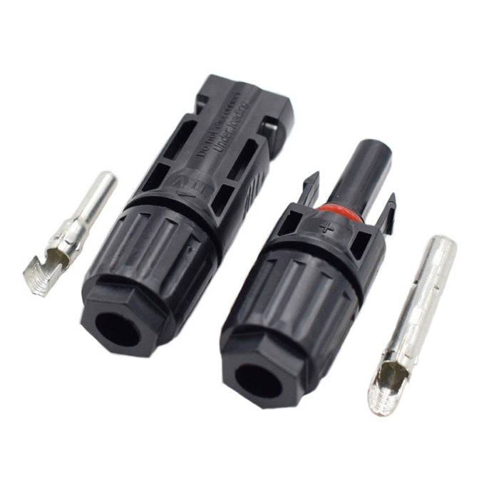 10 Sets MC4 Solar Photovoltaic Connector Waterproof Flame-Retardant Socket, MC4