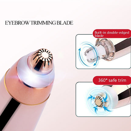 Ladies Shaver 2 In 1 Lipstick Epilator Mini Face Shaver