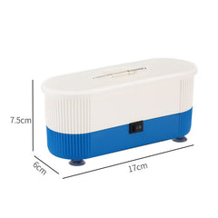 3 in 1 Glasses Cleaning Machine Small Contact Lens Glasses Jewelry Watch Cleaner, Pink, Blue