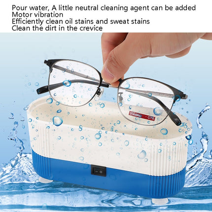 3 in 1 Glasses Cleaning Machine Small Contact Lens Glasses Jewelry Watch Cleaner, Pink, Blue