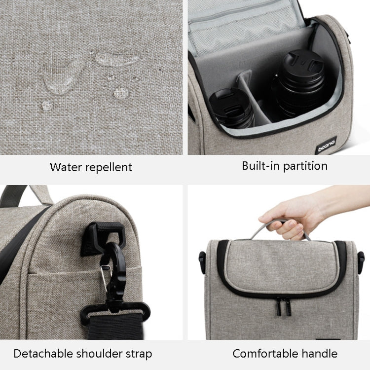 Baona BN-H011 Digital SLR Camera Bag Lens Storage Shoulder Bag, BN-H011 (Black), BN-H011 (Gray)