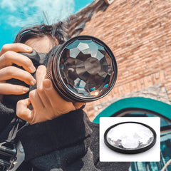 77mm Kaleidoscope Prism Foreground Blur Camera Glass Filter Lens