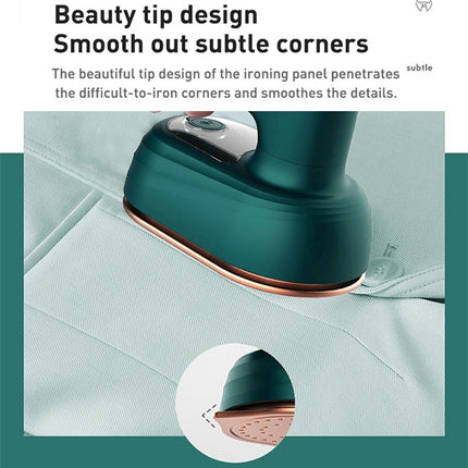 33W Handheld Electric Ironing Machine Rotatable Dry And Wet Garment Steam, EU Plug