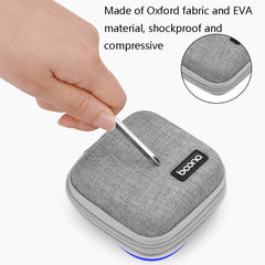 2 PCS Baona BN-F001 Headset Oxford EVA Storage Box Data Cable Charger Organizing Box, Gray, Black