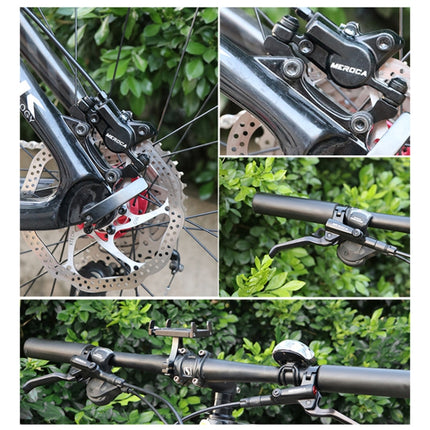 Meroca M800 Bicycle Brake Mountain Bike Universal Bilateral Brake Oil Pressure Disc Brake, Style:, 1 Pair Oil Brakes, 1 Pair Oil Brakes + 1 Pair Disc Brakes, Right Front 800mm, Left Back 1400mm, Right Front 800mm + Disc Brake���������������������������...