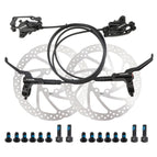 1 Pair Oil Brakes + 1 Pair Disc Brakes