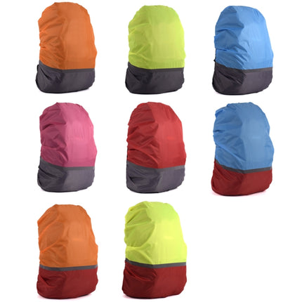2 PCS Outdoor Mountaineering Color Matching Luminous Backpack Rain Cover, S 18-30L, M 30-40L, L 45-55L