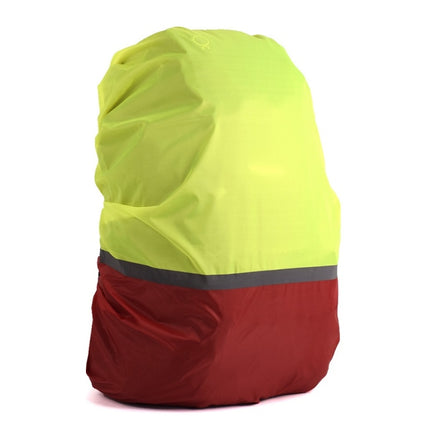 2 PCS Outdoor Mountaineering Color Matching Luminous Backpack Rain Cover, S 18-30L, M 30-40L, L 45-55L