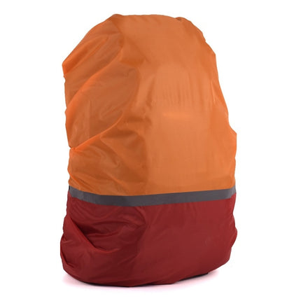 2 PCS Outdoor Mountaineering Color Matching Luminous Backpack Rain Cover, S 18-30L, M 30-40L, L 45-55L