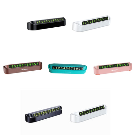 Hidden Parking Number Card Nightlight Number Button Parking Number Card, Style:, Neutral (Black), Neutral (White), 5 Sets of Numbers (Brown), 5 Sets of Numbers (Green), 5 Sets of Numbers (Pink), Double-number (Black), Double-number (White)