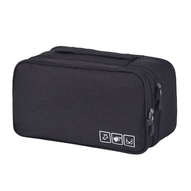 Travel Waterproof Storage Bag Underwear Storage Finishing Bag, Black, Gray, Violet, Wine Red, Sky Blue, Navy