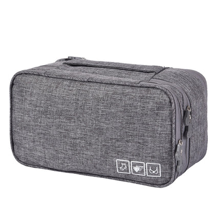 Travel Waterproof Storage Bag Underwear Storage Finishing Bag, Black, Gray, Violet, Wine Red, Sky Blue, Navy