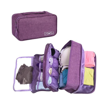 Travel Waterproof Storage Bag Underwear Storage Finishing Bag, Black, Gray, Violet, Wine Red, Sky Blue, Navy