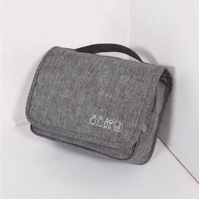 Travel Waterproof Wash Bag Portable Dust-Proof Storage Bag Hanging Cosmetic Bag, Purple, Black, Grey, Wine Red, Sky Blue, Navy