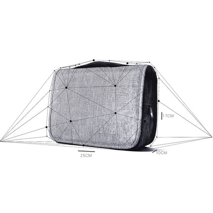 Travel Waterproof Wash Bag Portable Dust-Proof Storage Bag Hanging Cosmetic Bag, Purple, Black, Grey, Wine Red, Sky Blue, Navy