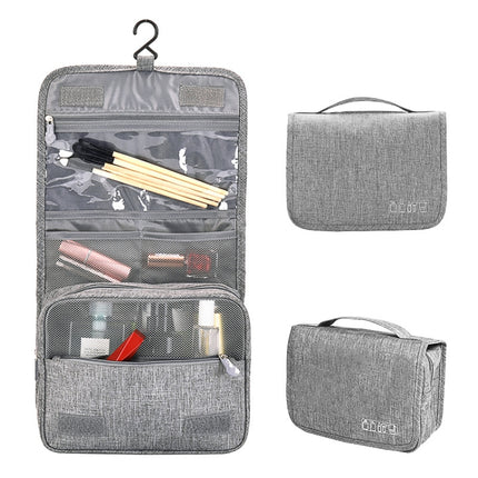 Travel Waterproof Wash Bag Portable Dust-Proof Storage Bag Hanging Cosmetic Bag, Purple, Black, Grey, Wine Red, Sky Blue, Navy
