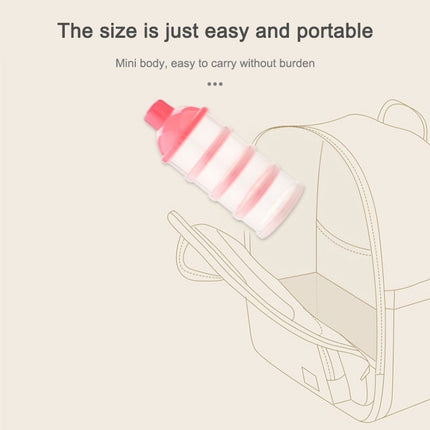 Portable Milk Powder Formula Dispenser Food Container Storage Feeding Box for Baby