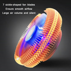 COOL STORM L32 Computer CPU Cooling Fan For AMD/Intel, Blue, Without Light