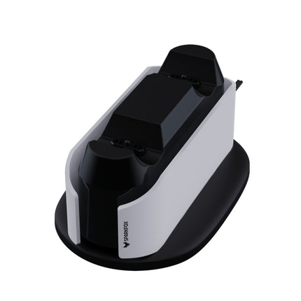 SPARKFOX W20P508 Dual Charger With Contacts Wireless Handle Charger For PS5, Style:, Charger+Data Cable+Charging Plug, Charger+Data Cable