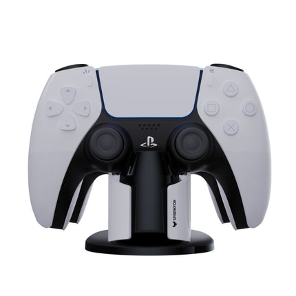 SPARKFOX W20P508 Dual Charger With Contacts Wireless Handle Charger For PS5, Style: