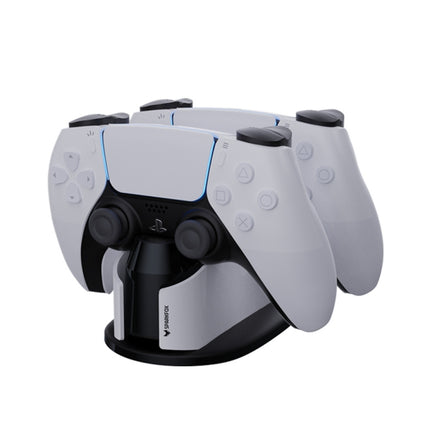 SPARKFOX W20P508 Dual Charger With Contacts Wireless Handle Charger For PS5, Style: