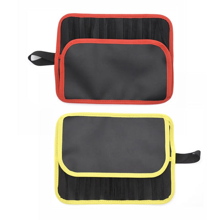 Road Sub-Bait Tool Bag Fishing Accessories Portable Storage Bag Waterproof Foldable Lead Fish Bag, Red Black, Yellow Black