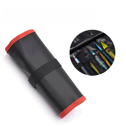 Road Sub-Bait Tool Bag Fishing Accessories Portable Storage Bag Waterproof Foldable Lead Fish Bag, Red Black, Yellow Black