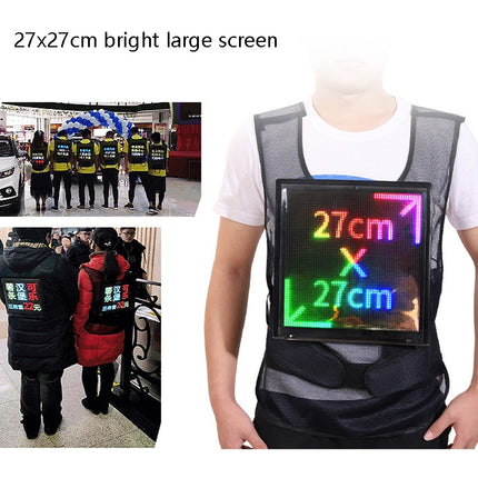 ys-kl20 Outdoor Mobile Advertising Screen Waterproof Flexible Wearable LED Display Vest