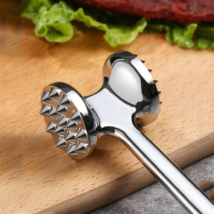 Home Steak Tender Meat Beef Knock Hammer Cattle Snoring Meat Kitchen Tool, Size: 22x5.5x4cm