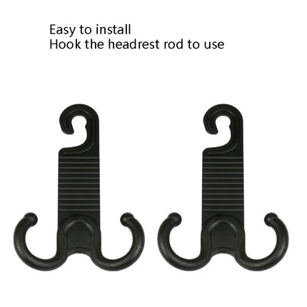 2 Pairs Car Chair Back Tough Invisible Car Hook Portable Installation Does Not Hurt Car Hook, 2 Pairs Car Hook