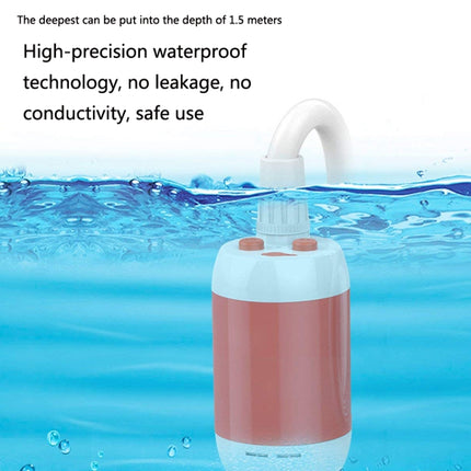 LLT-ES01 Electric Pet Shower Outdoor Camping Bath Device, Style:, Standard (Orange White), Standard (Sky Blue), Standard (Pink), High Match (Orange White), High Match (Sky Blue), High Match (Pink)