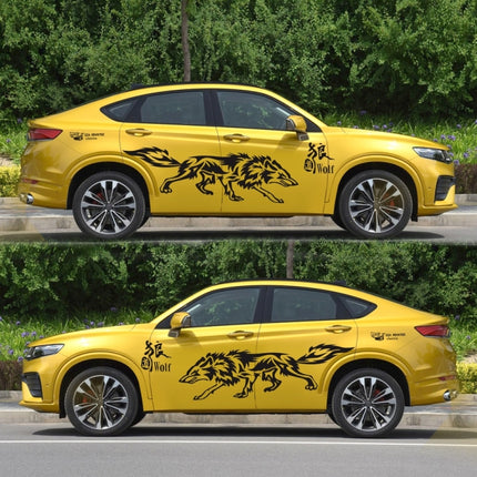 D-70 Wolf Totem Car Stickers Car Personality Modified Car Stickers, D-70