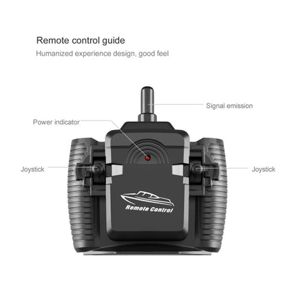 809  2.4G Remote Control Motor Speed Boat High Speed Electric Yacht Model Children Water Toys, Specification, Single Battery (Red), Single Battery (Blue)