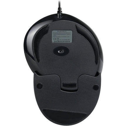 DELUX M618 6-Keys Vertical Handheld Mouse Ergonomic Wired Mouse, Cable Length: 1.5m, Wired