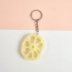 5 PCS Keychain Lotus Root
