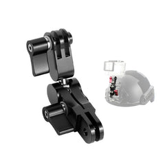 Aluminium Alloy 360 Degree Rotating Mount Adapter Adjustable Arm Connector for GoPro HERO9 Black / HERO8 Black /7 /6 /5 /5 Session /4 Session /4 /3+ /3 /2 /1, DJI Osmo Action, Xiaoyi and Other Action Cameras, Red, Blue, Black