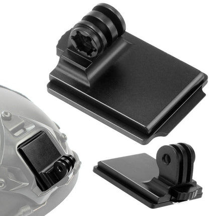 Helmet Base Adapter Fixed Mount Hunting CS NVG Bracket for GoPro HERO9 Black /HERO8 Black /7 /6 /5 /5 Session /4 Session /4 /3+ /3 /2 /1, DJI Osmo Action, Xiaoyi And Other Action Cameras, Upgraded Version, Classic Version