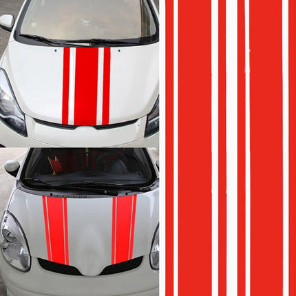 Car Hood Stickers Modified Racing Striped Ethylene Body Sticker