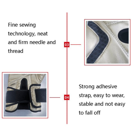 Boxing Sanda Gloves Free Fighting Half Finger Boxing Gloves, Black Golden