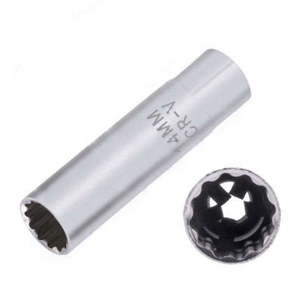 Car Spark Plug Sleeve Wrench Thin Flames Disassembly Tool, Specification:, 12mm (Shrapnel), 14mm (Shrapnel), 14mm (Magnetic), 16mm (Magnetic), 16mm (Glue Cover)